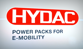 Unidades de força compactas HYDAC para máquinas móveis eletrificadas