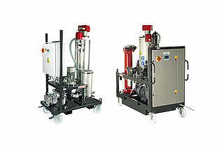 Unidad de deshidratación para caudales elevados FluidAqua Modul 25-95 y Economy