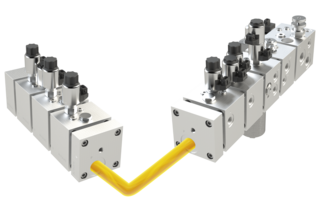 Modular HYDAC hydraulic control block Hydraulic Implement Control with a clever connection system