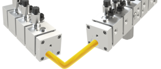 Modular HYDAC hydraulic control block Hydraulic Implement Control with a clever connection system