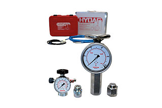 HYDAC charging and testing unit for hydraulic accumulators in your wind turbine