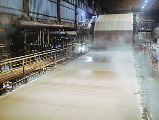Separação eficiente de umidade no óleo hidráulico e lubrificante com sistemas de drenagem a vácuo da HYDAC para a indústria de papel